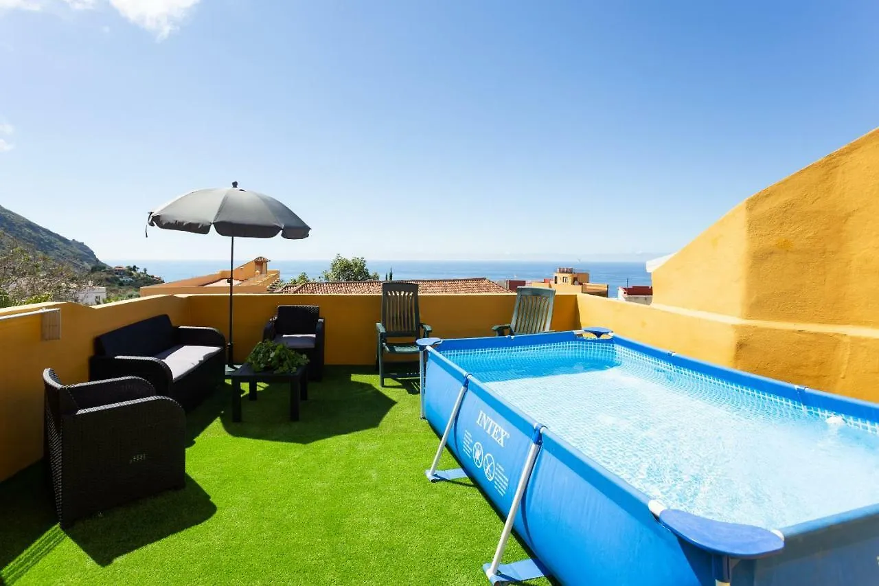 Nyaraló Canarian House With Views And Pool Los Realejos